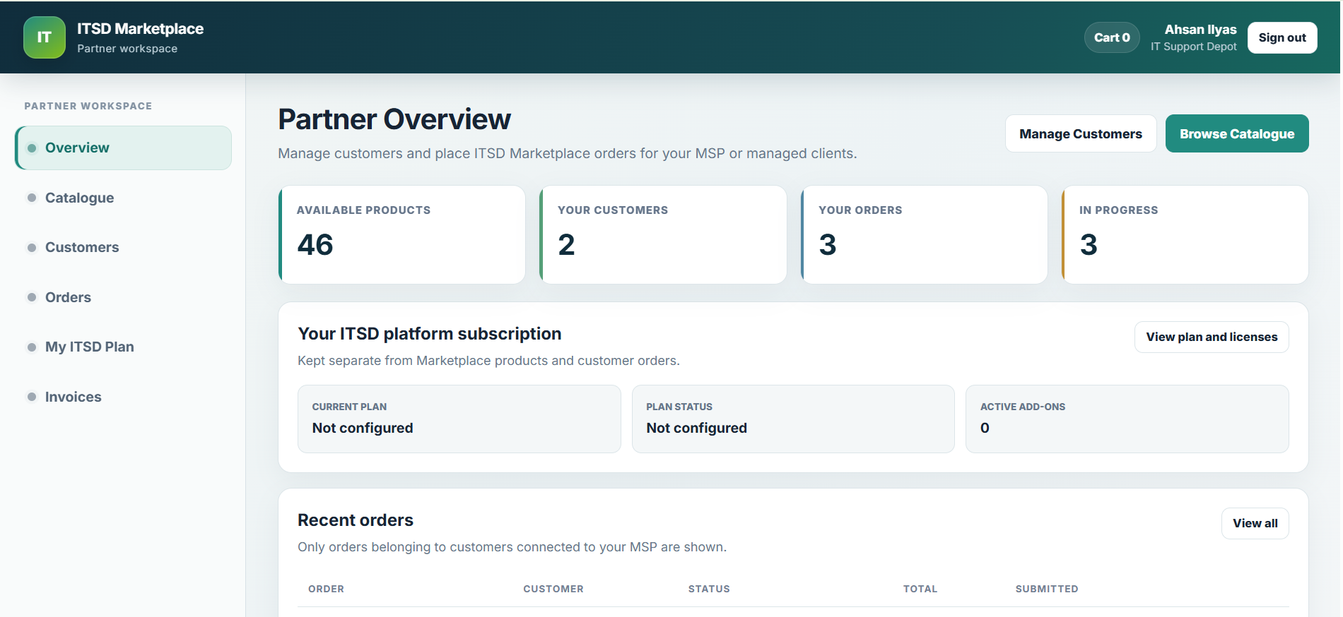 MSPdepot Marketplace detailed preview